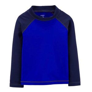 Carter's Baby Blue Long-Sleeve Rashguard Swim UPF 50+ Quick Dry ( 9M)